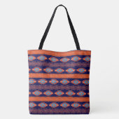 Southwestern stammenpatroon tote bag (Achterkant)