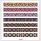 Southwestern-stijl Borders Craft Decor Sticker (Vel)