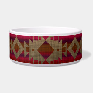 Southwestern Stijl Grote Pet Bowl Voerbakje