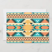 Southwestern Style Boho Pattern Bedankkaart (Voorkant)