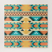 Southwestern Style Boho Pattern Legpuzzel (Verticaal)