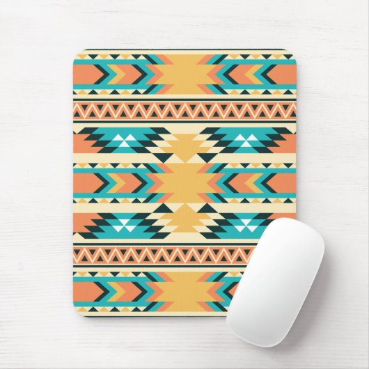 Southwestern Style Boho Pattern Muismat (Met muis)