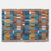 Southwestern Style Geometric Block Pattern Deken (Voorkant)