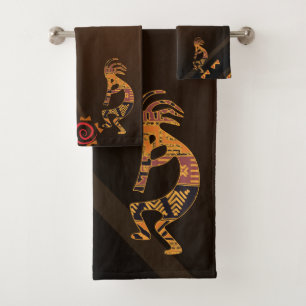 Southwestern Style Kokopelli Bath-handdoekset Bad Handdoek