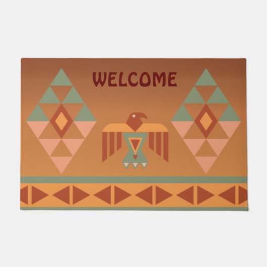 Southwestern Style Native American Doormat Deurmat (Voorkant)