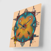 Southwestern Style Vierkante Klok (Hoek)