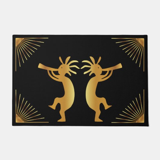 Southwestern Sun Kokopelli Doormat Deurmat (Voorkant)