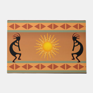 Southwestern Sun Kokopelli Doormat Deurmat
