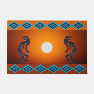 Southwestern Sun Kokopelli Doormat Deurmat