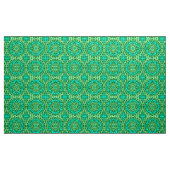 Southwestern Sun Mandala Batik, Lime Green Stof (Yard (91,4 cm))