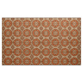 Southwestern Sun Mandala Batik, Rust & Brown Stof (Yard (91,4 cm))