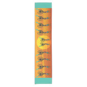 Southwestern Sunset Kokopelli Short Table Runner Korte Tafelloper (Voorkant)