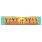 Southwestern Sunset Kokopelli Short Table Runner Korte Tafelloper (Horizontaal)