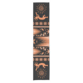 Southwestern Sunset Kokopelli Short Table Runner Korte Tafelloper (Voorkant)