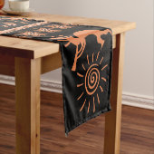 Southwestern Sunset Kokopelli Short Table Runner Korte Tafelloper (Voorbeeld)
