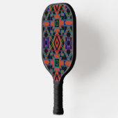 Southwestern Symmetrical Tiled Pattern Line Art Pickleball Paddle (Links)