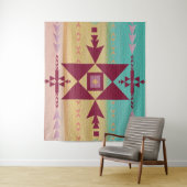 Southwestern Tapestry Wandkleed (In situ)
