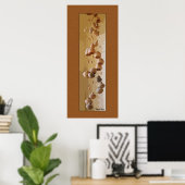 Southwestern Terra Cotta wind Chime nog leven Poster (Thuiskantoor)