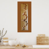 Southwestern Terra Cotta wind Chime nog leven Poster (Keuken)