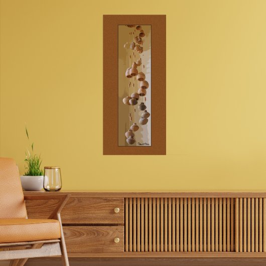 Southwestern Terra Cotta wind Chime nog leven Poster (Woonkamer 2)