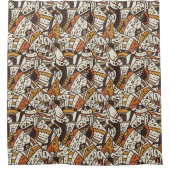 SouthWestern Tribal Chic Shower Curtain Douchegordijn (Voorkant)