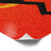 Southwestern Tribal Desert Sun Kokopelli Perfect Poster (Hoek)