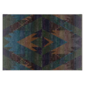 SouthWestern Tribal Design Glass Cutting Board Snijplank (Voorkant)