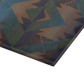 SouthWestern Tribal Design Glass Cutting Board Snijplank (Hoek)