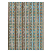Southwestern Turquoise Gray Brown Pattern Tafelkleed (Voorkant)