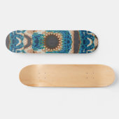 Southwestern Turquoise Native Pattern Persoonlijk Skateboard (Horizontaal)