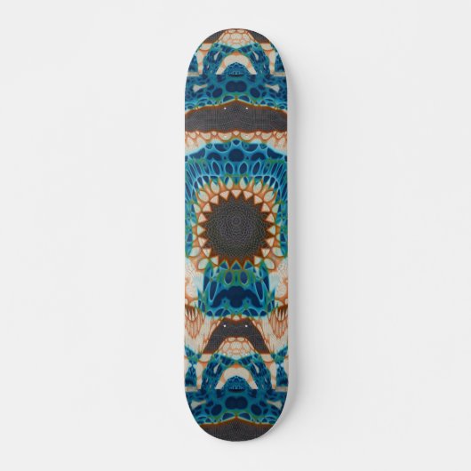 Southwestern Turquoise Native Pattern Persoonlijk Skateboard (Voorkant)