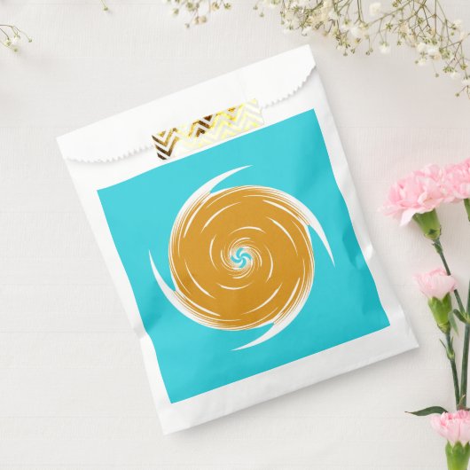 Southwestern Twirl Pattern Bedankzakje (Gezegeld)