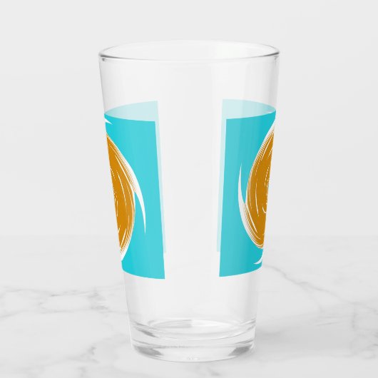 Southwestern Twirl Pattern Glas (Rechts)