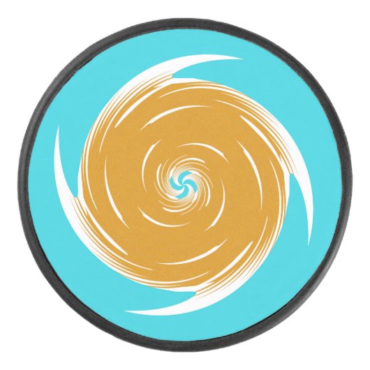 Southwestern Twirl Pattern Hockey Puck (Voorkant)