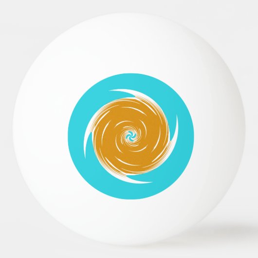 Southwestern Twirl Pattern Pingpongbal (Achterkant)