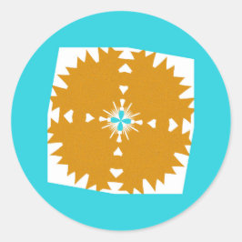 Southwestern Vibes Ronde Sticker