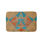 Southwestern-woestijn Indian Star Man Design Art Badmat (Voorkant)