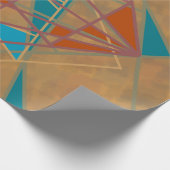 Southwestern-woestijn Indian Star Man Design Art Cadeaupapier (Hoek)