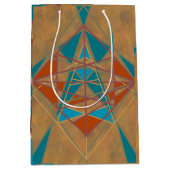 Southwestern-woestijn Indian Star Man Design Art Medium Cadeauzakje (Voorkant)