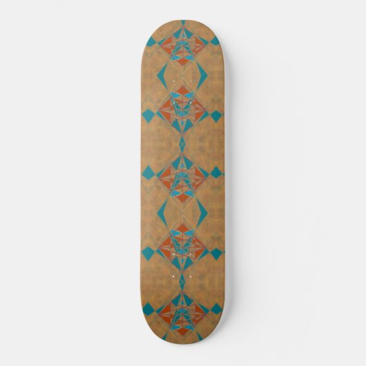 Southwestern-woestijn Indian Star Man Design Art Persoonlijk Skateboard (Voorkant)