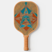 Southwestern-woestijn Indian Star Man Design Art Pickleball Paddle (Voorkant)