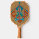 Southwestern-woestijn Indian Star Man Design Art Pickleball Paddle (Achterkant)