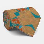 Southwestern-woestijn Indian Star Man Design Art Stropdas (Opgerold)