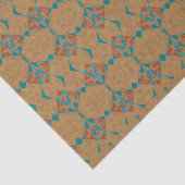 Southwestern-woestijn Indian Star Man Design Art Tissuepapier (Detail)