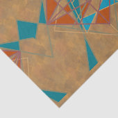 Southwestern-woestijn Indian Star Man Design Art Tissuepapier (Detail)