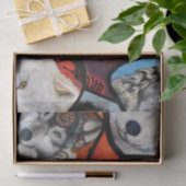 SOUTHWESTERN WOLF ART TISSUEPAPIER (Geschenk)