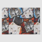 SOUTHWESTERN WOLF ART TISSUEPAPIER (Voorkant)