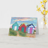 Southwold Beach Huts Kaart (Gele Bloem)