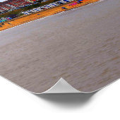 Southwold Beach van de pier Poster (Hoek)