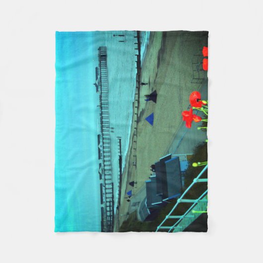 Southwold Night Vist Fleece Deken (Voorkant)